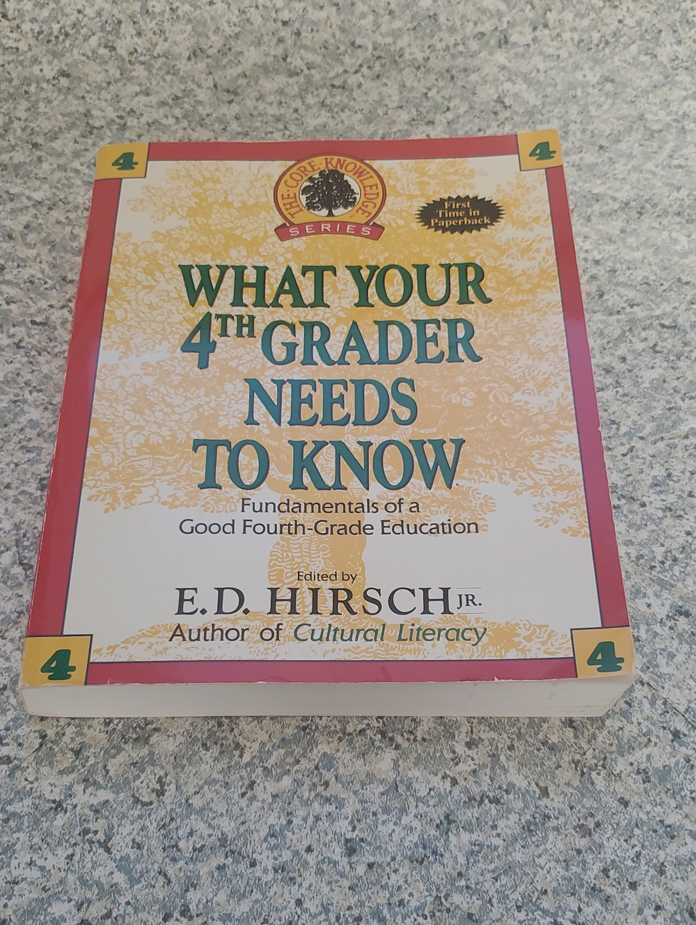 What Your 4th Grader Needs to Know - Yellow & Red Cover